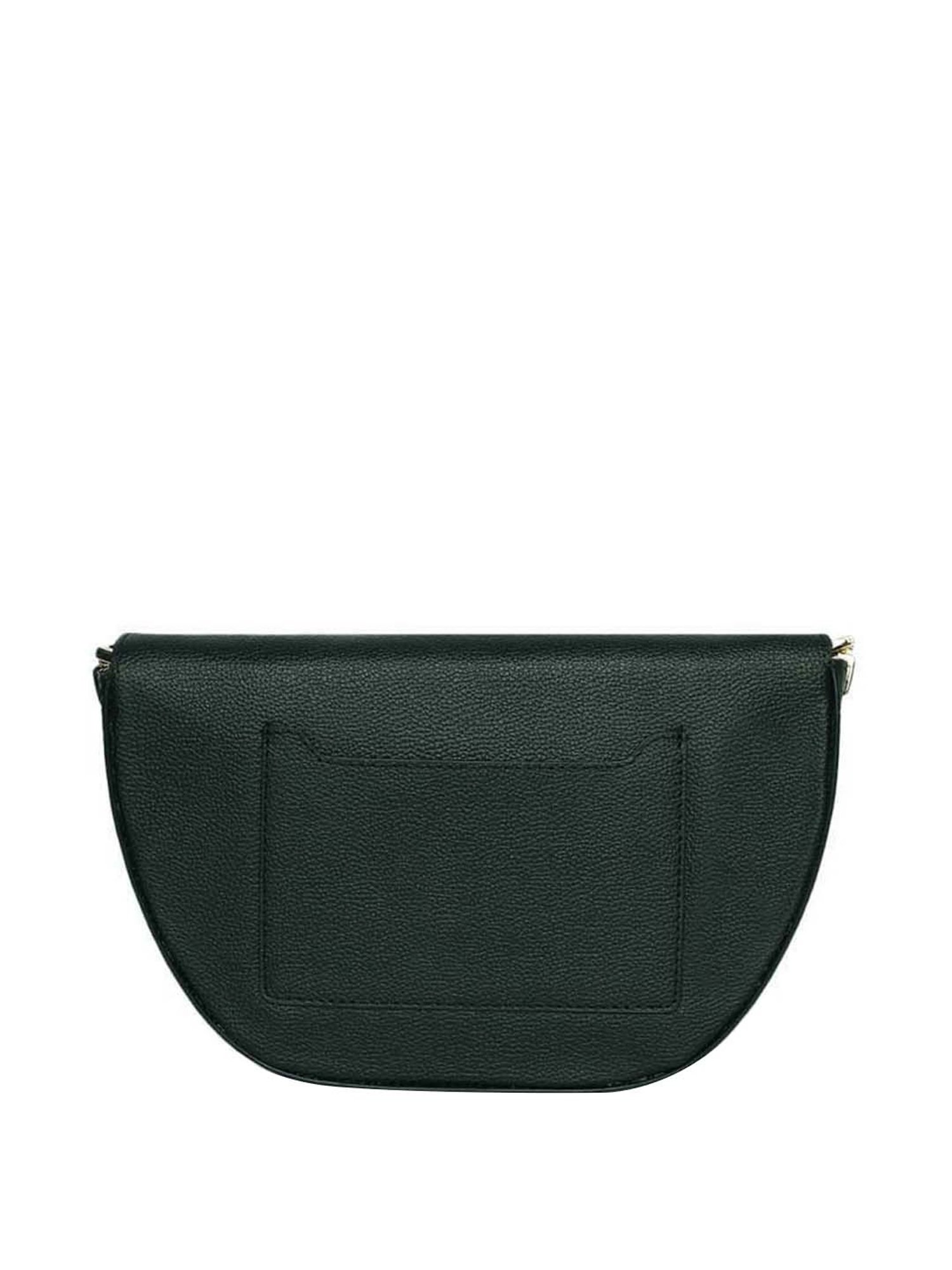 KLEIO Green Solid Medium Sling Handbag