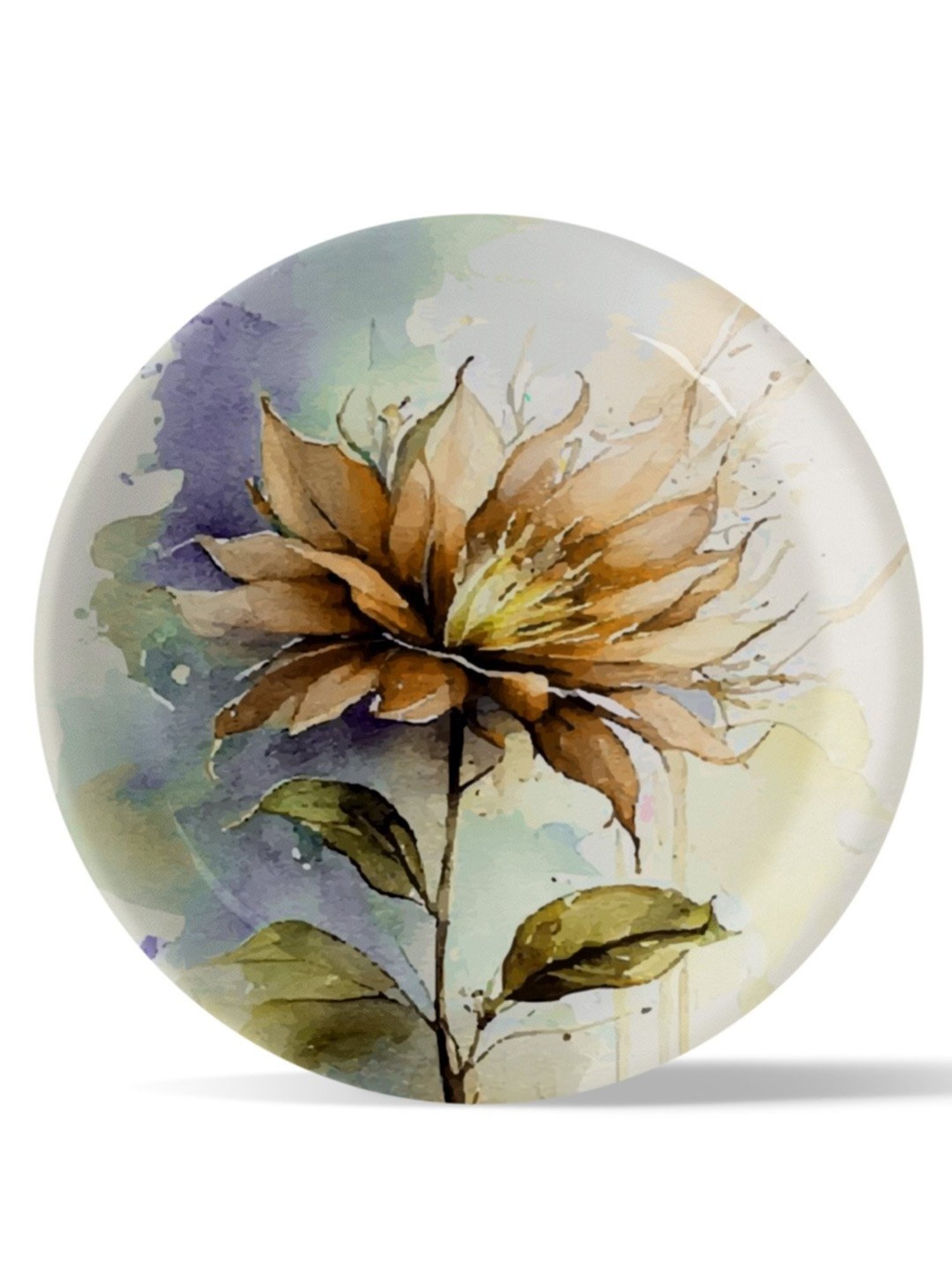 Nestroots English Floral Multicolor Porcelain Wall Plate