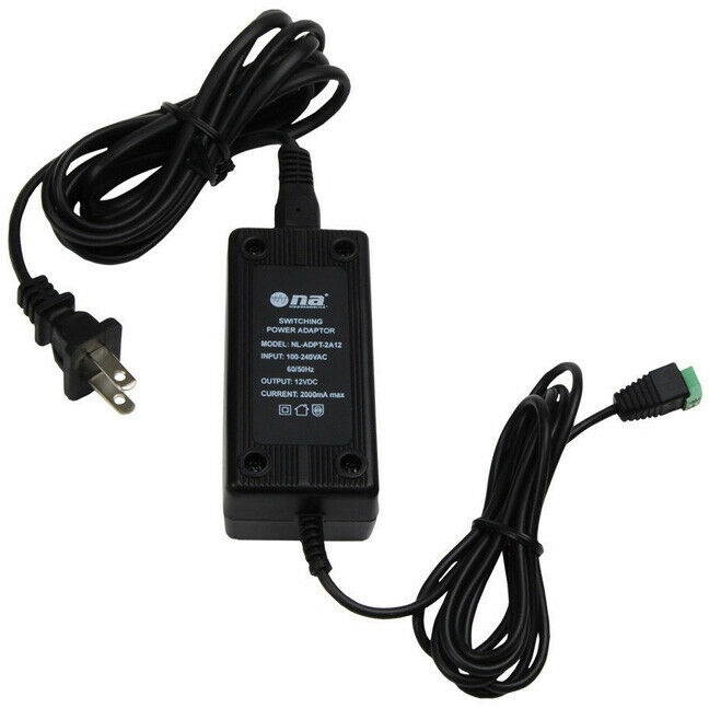 Audiopipe NLADPT2A12 Nippon Power Adapter Ac 120v Input To Dc 12v Output