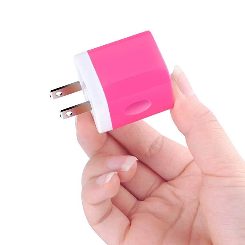 USB Plug Adapter  Universal Travel Charger 3Pack 21A5V Dual USB Wall Charger Power Station Cube Replacement for iPhone X 8766S Plus 5S iPad Samsung Galaxy S8S7S6 Edge HTC LG Moto