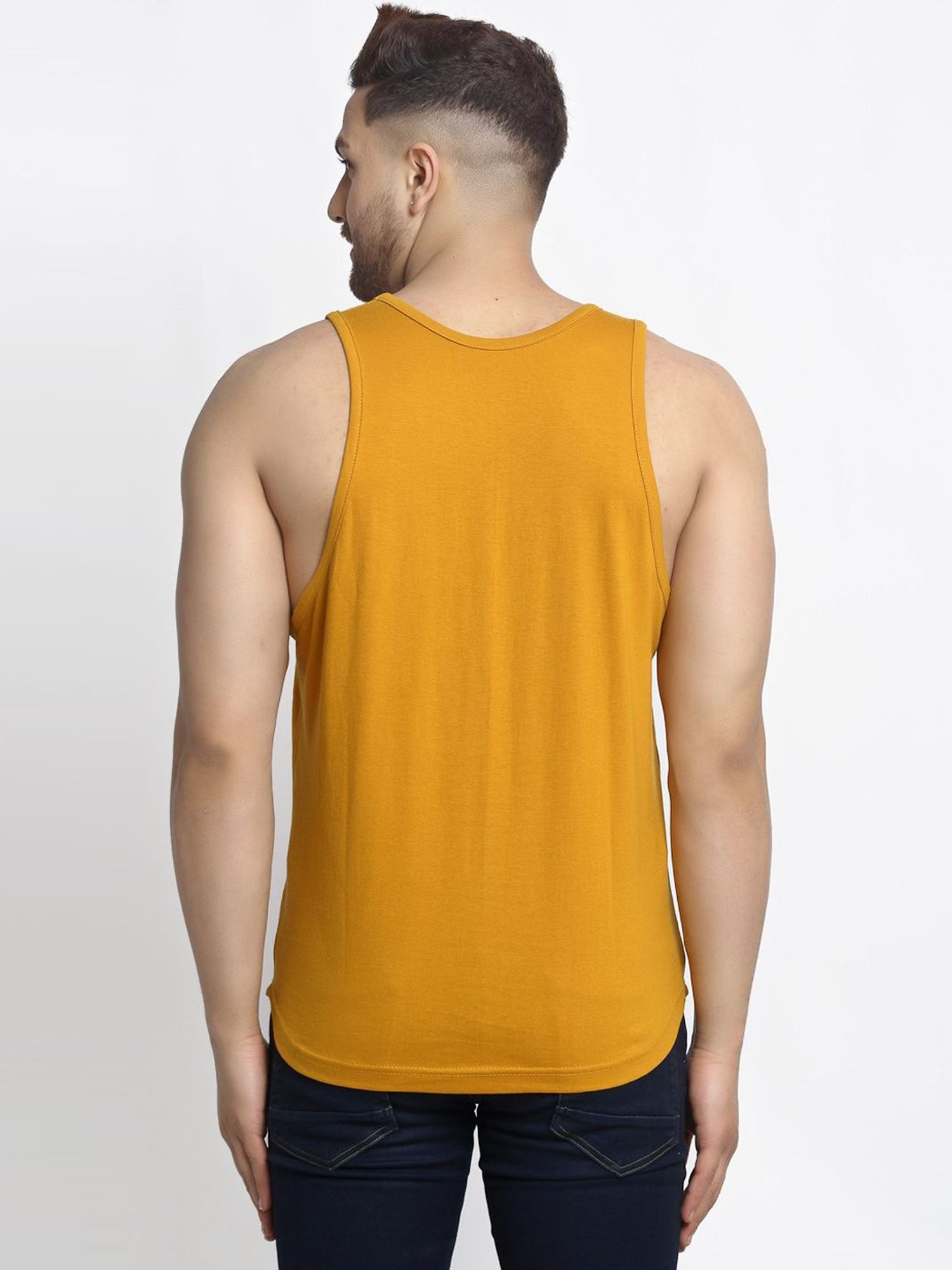 Friskers Multi Cotton Slim Fit Vest - Pack of 2