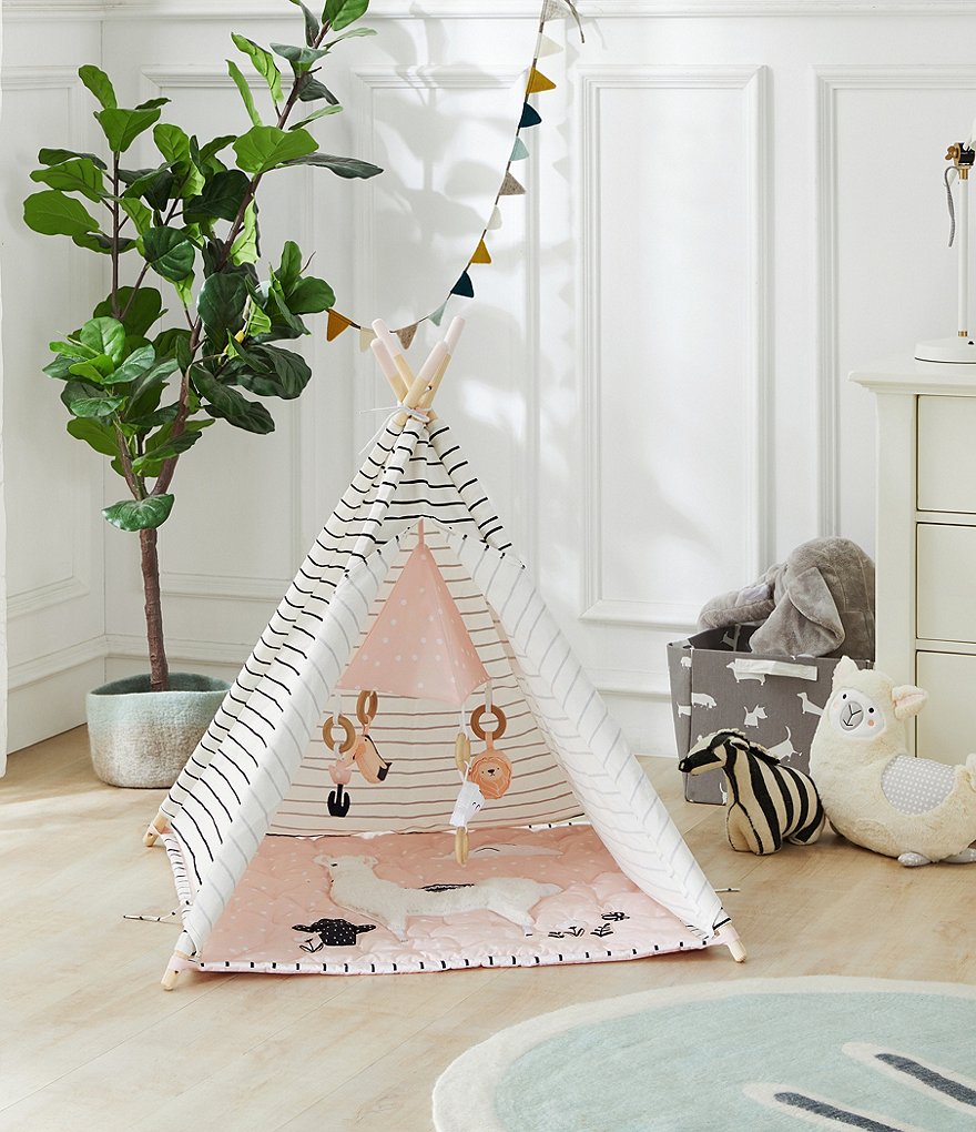 Wonder Wise by Asweets Llama Striped Activity Teepee Play Tent