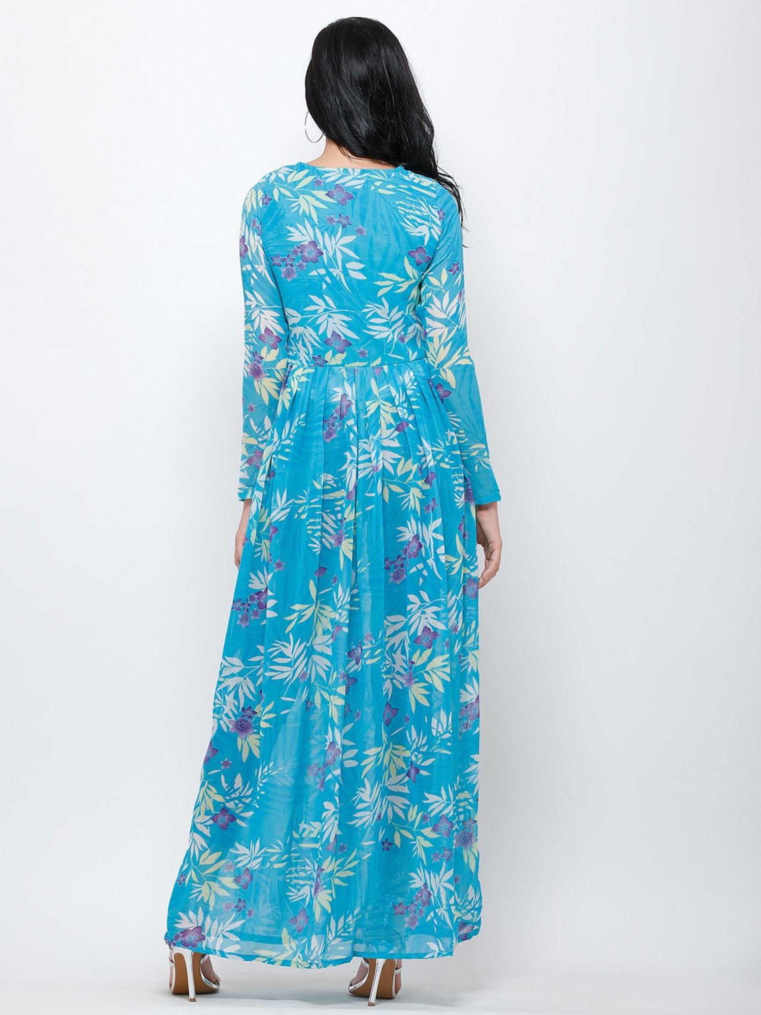 Cation Blue Floral Print Tunic