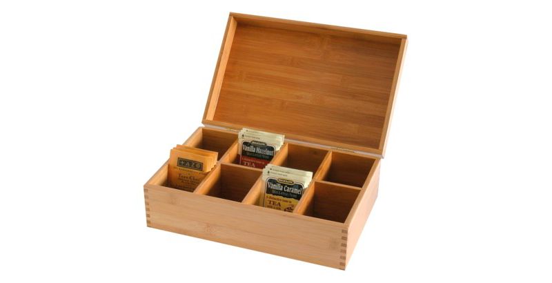 Lipper International Bamboo Tea Box