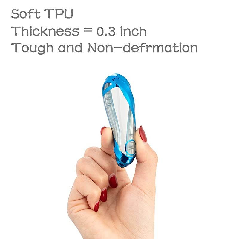 Fob Cover for Nissan InfinitiSoft TPU Fob Case Allaround Protector Plating Shell Fit less Smart Remote of Nissan Aitime Rogue Sentra Maxima Murano Pathfinder Sedan Infiniti Sliver