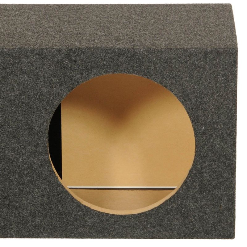 QPower Single 12 Inch SPL XL Heavy-Duty Side Ported Subwoofer Enclosure HD112VL