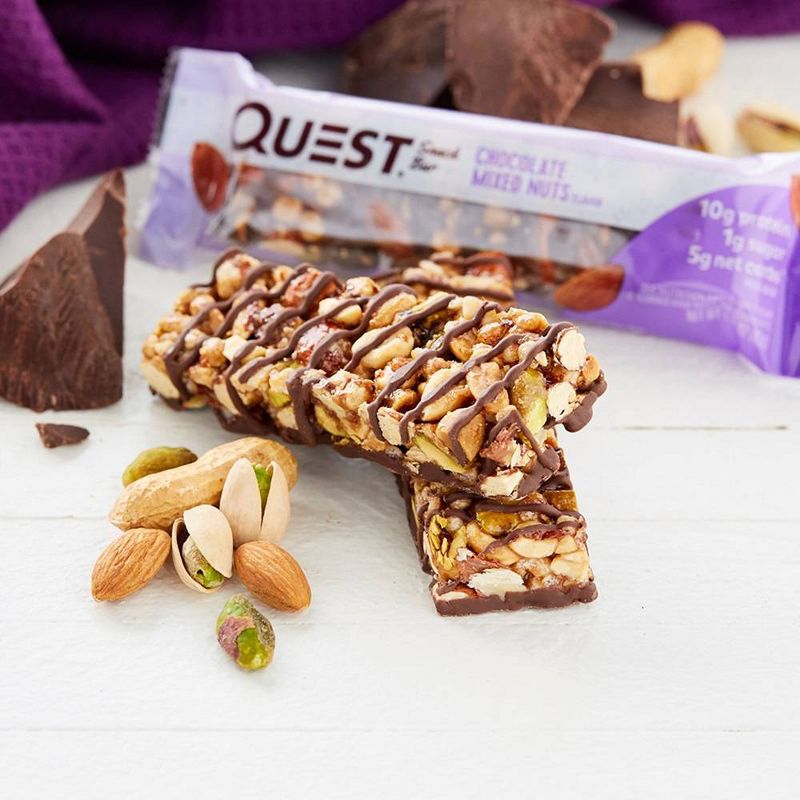 Quest Chocolate Mixed Nuts Snack Bar - 5ct/7.6oz