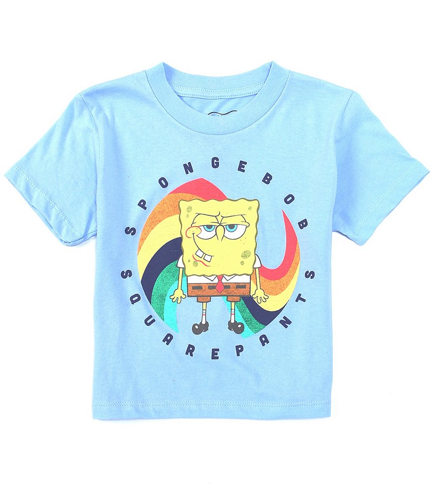 Spongebob Little Boys 2T-7 Short-Sleeve Smug Bob Graphic Tee