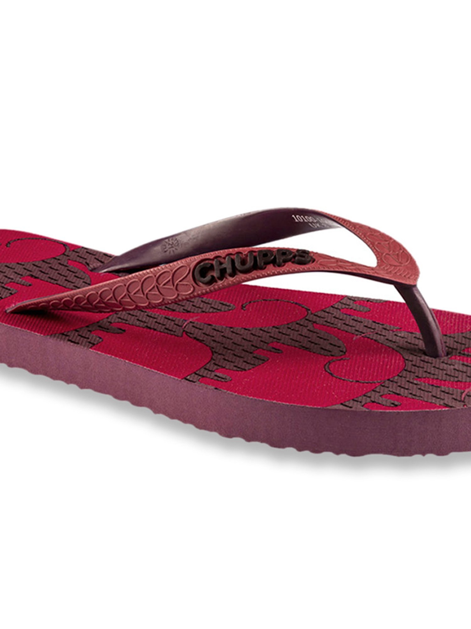 Chupps Men's Red Flip Flops