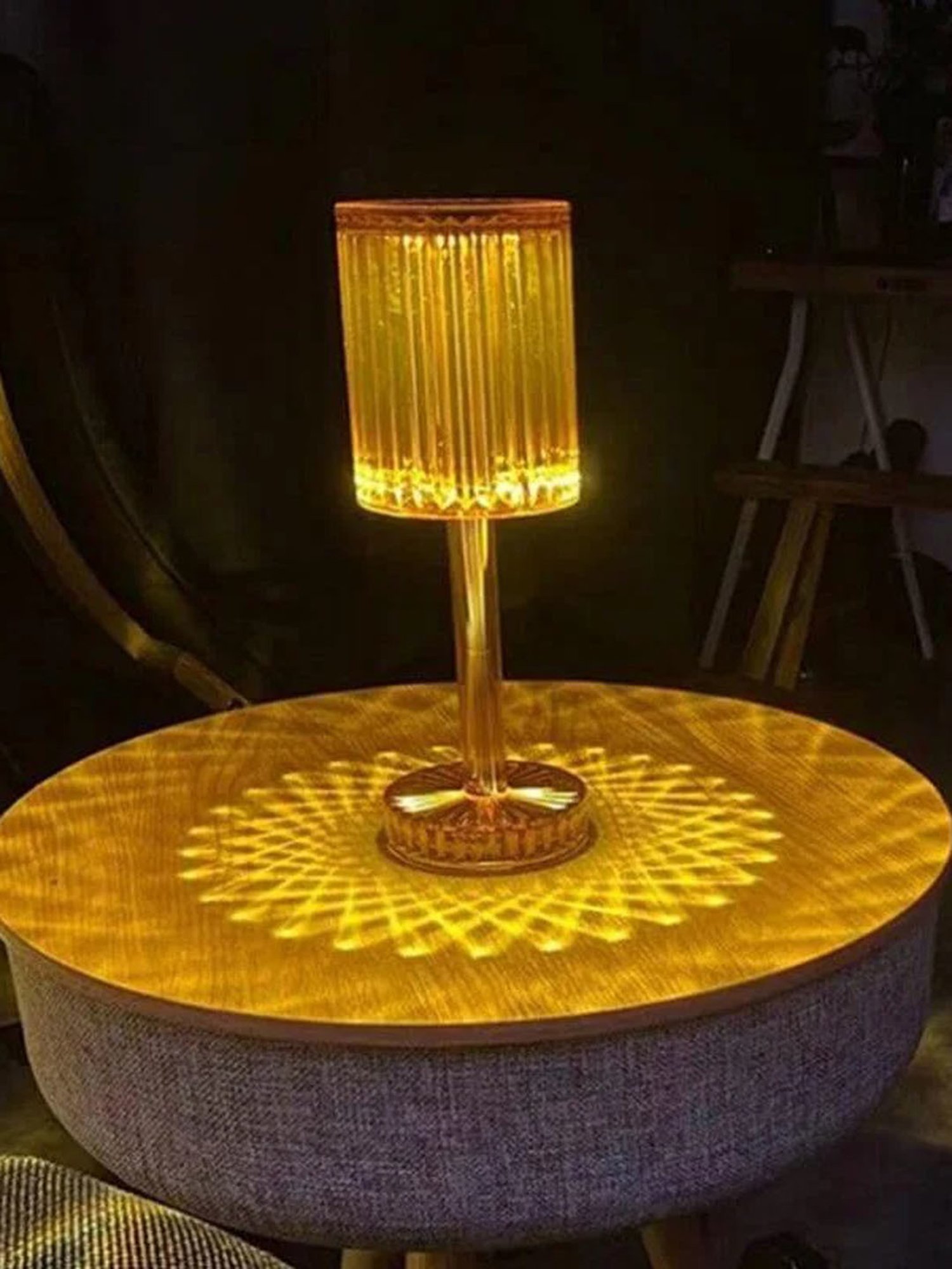 The Artment Transparent Glass Abstract Lamp