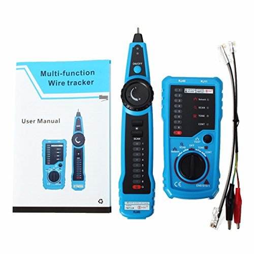 Cat5 Cat6 RJ45 UTP STP Line Finder Telephone Wire Tracker Diagnose Tone Tool Kit LAN Network Cable Tester