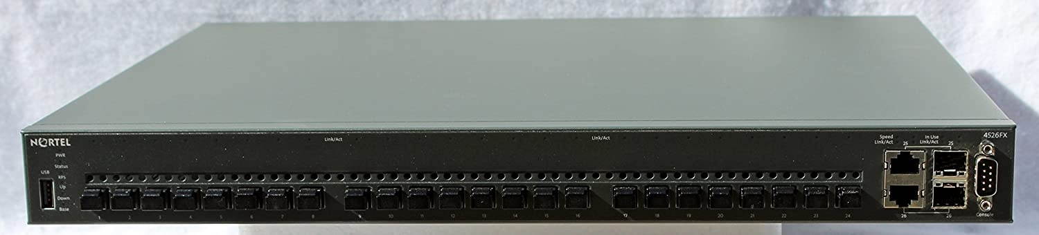 Nortel AL4500E01-E6 4526FX Ethernet Routing Switch w/US Power Cord