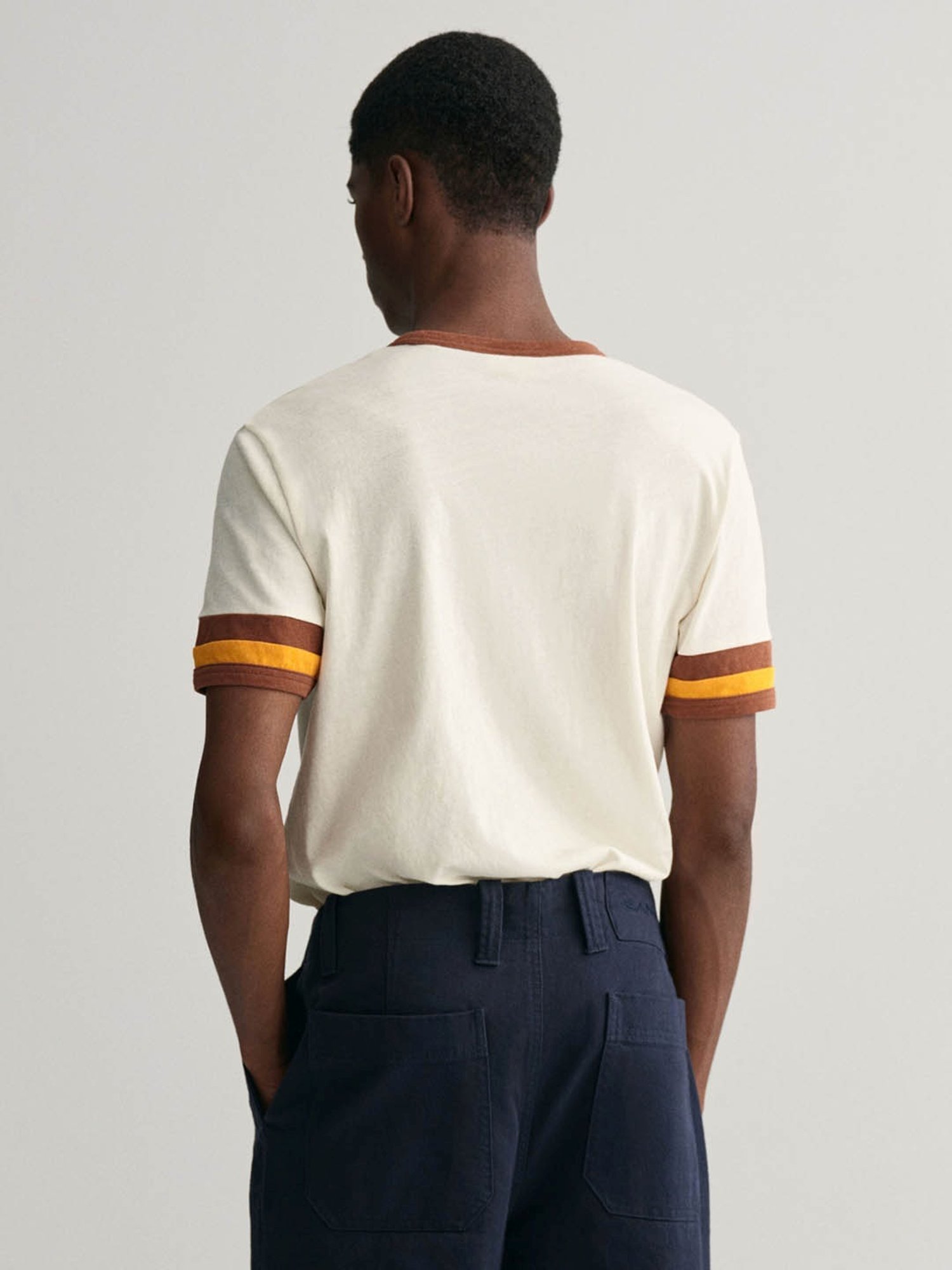 GANT Solid Round Neck Slim Fit T-Shirt