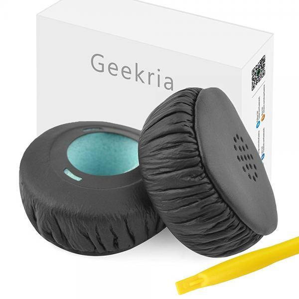 Geekria Earpad Replacement for SONY MDR-XB300 Headphones Replacement Ear Pad / Ear Cushion / Ear Cups / Ear Cover / Earpads Repair Parts (Black)