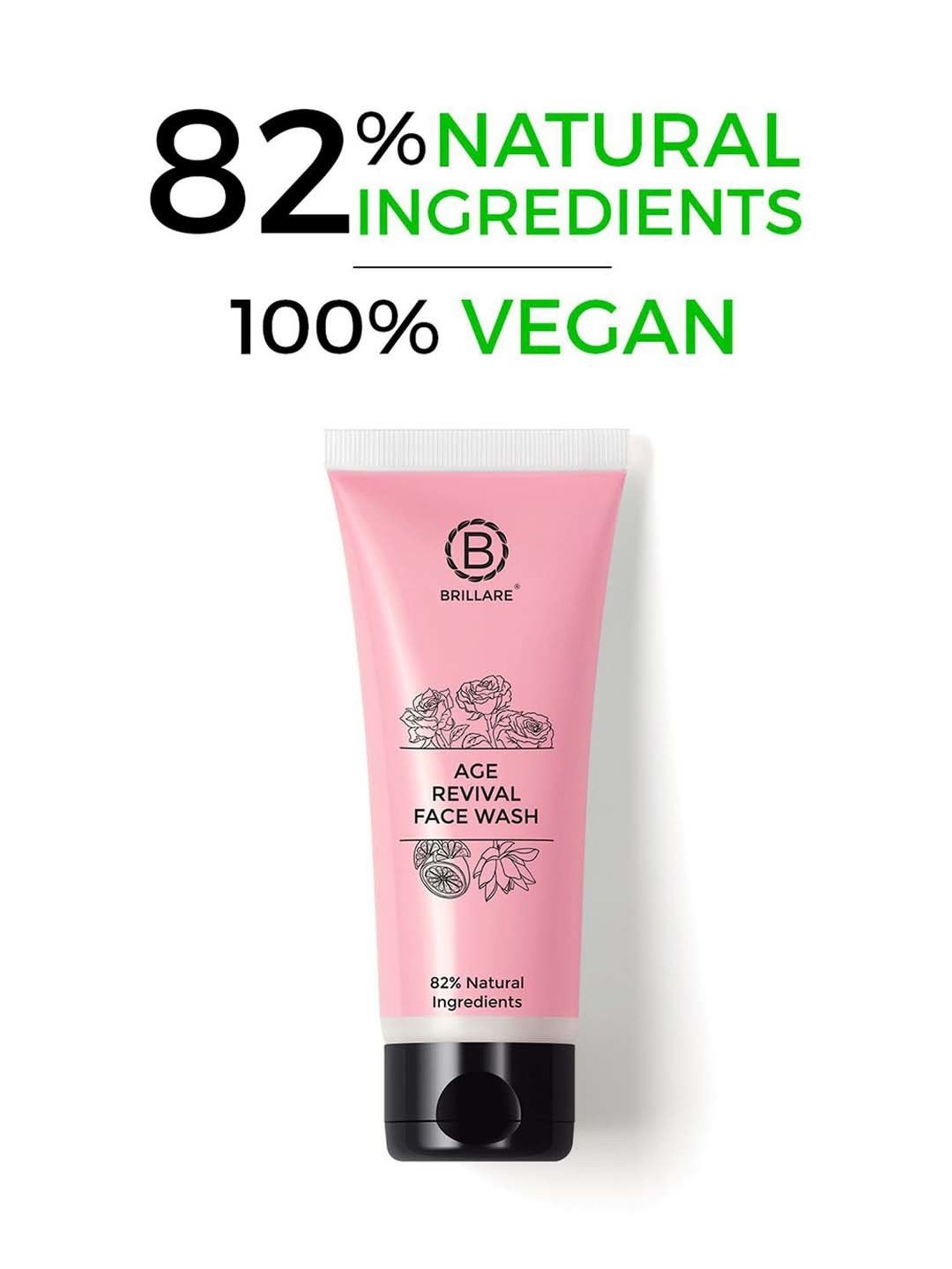 Brillare Age Revival Face Wash for Ageing Skin - 100 ml