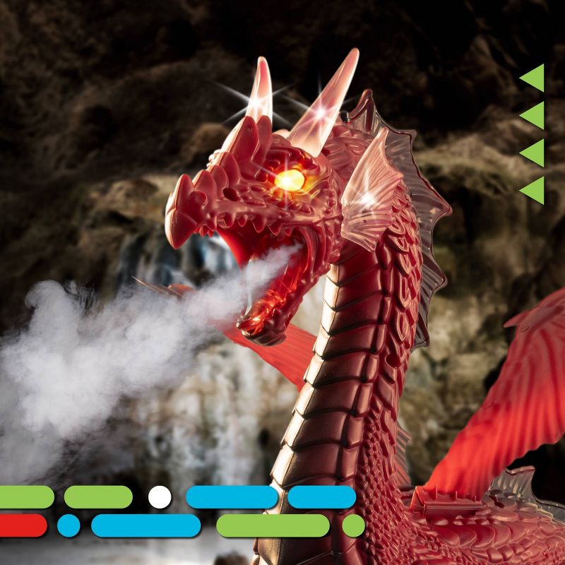 Discovery Kids Remote Control  Dragon - Smoke Red