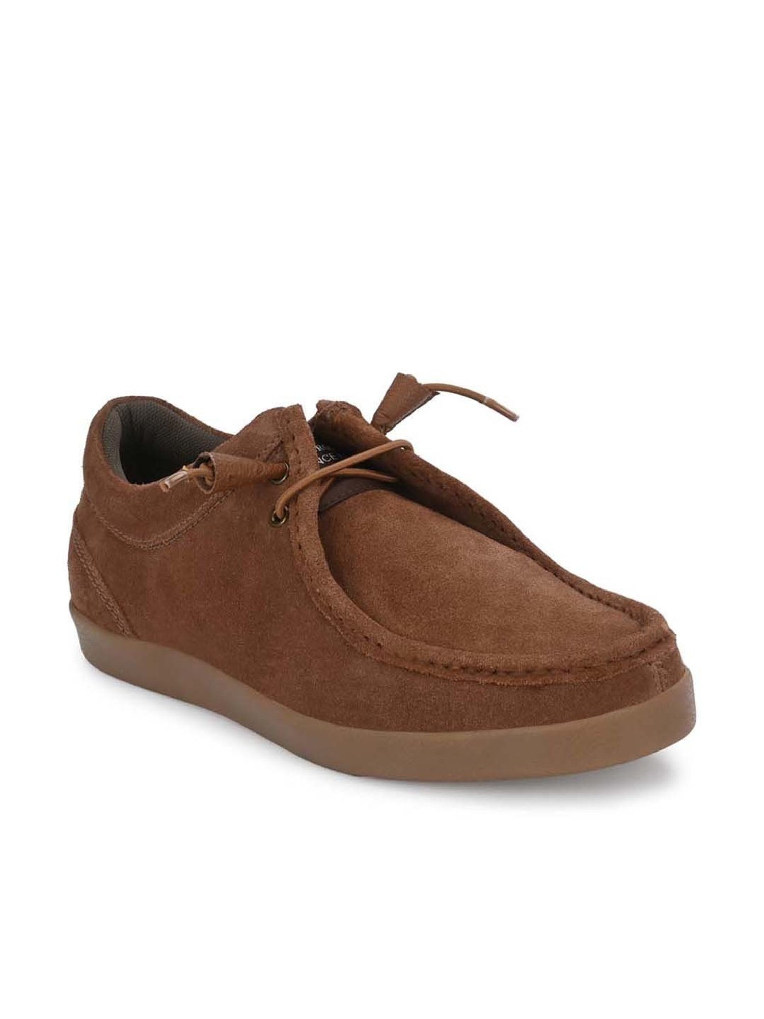 Carlo Romano Men's Dark Tan Derby Shoes