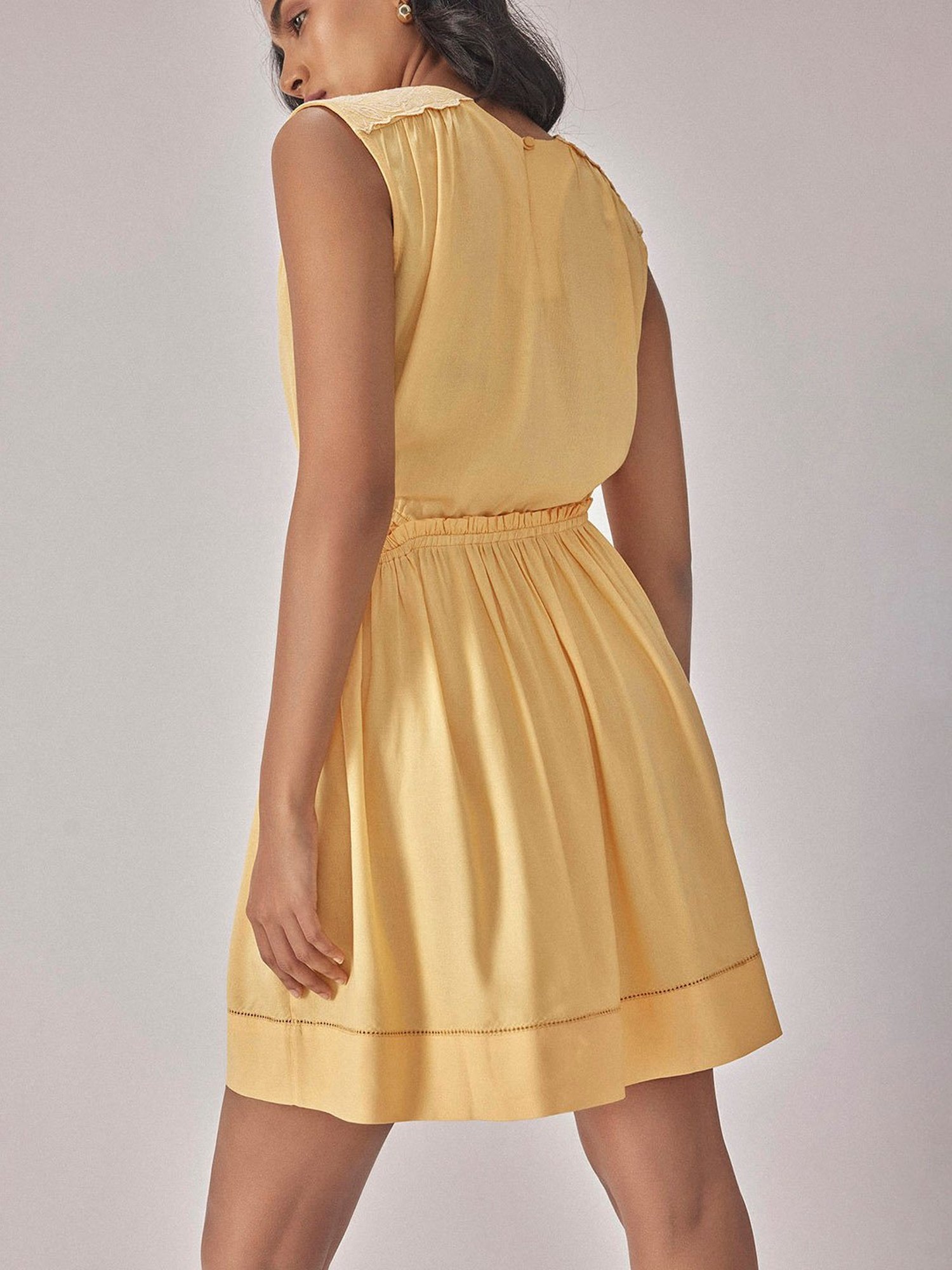 The Label Life Yellow A Line Dress