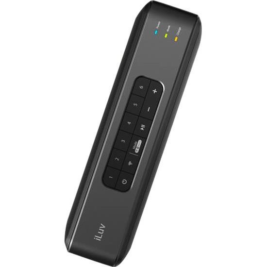 Aud Air by iLuv- WiFi and Bluetooth Portable Multi-room Speaker(Compatible with Apple and Android Smartphones and other Bluetooth Devices)(Black)