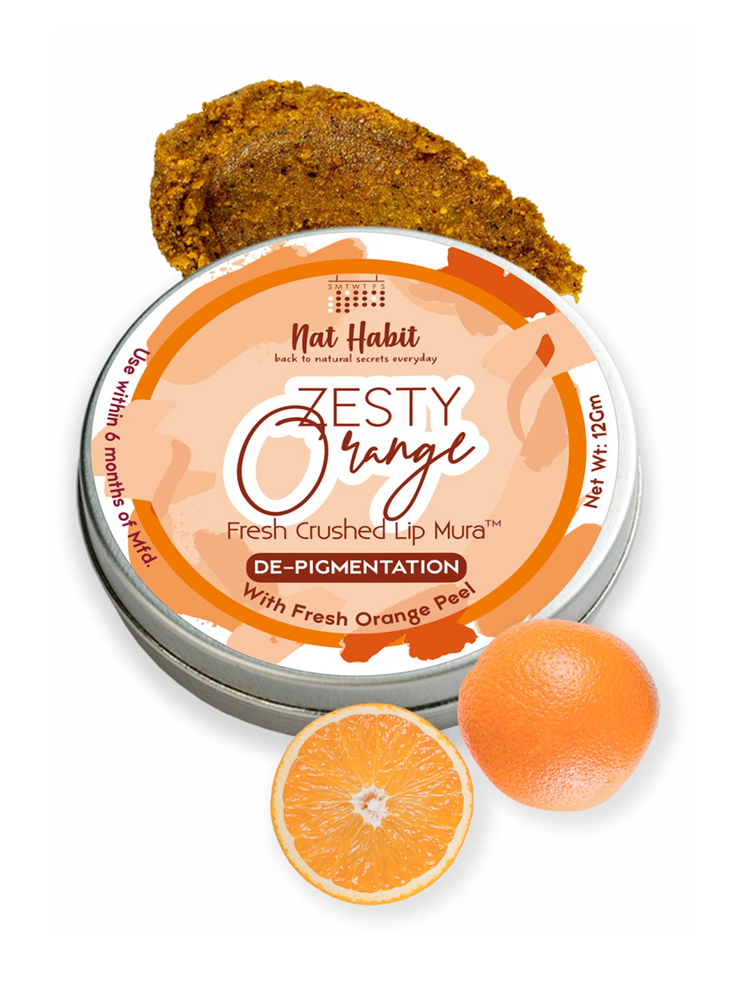 ENN Sugar Rush Nourishing Lip Scrub with Pomegranate & Vitamin E - 6 gm