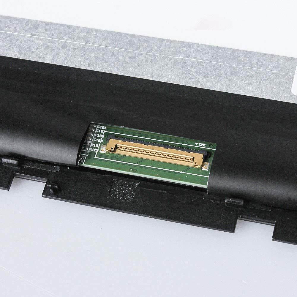 15.6" FHD LCD Touch Screen Assembly + Bezel 30 pins for Lenovo Edge 15 80H1 80K9 80H1X002US (Max. Resolution:1920x1080)