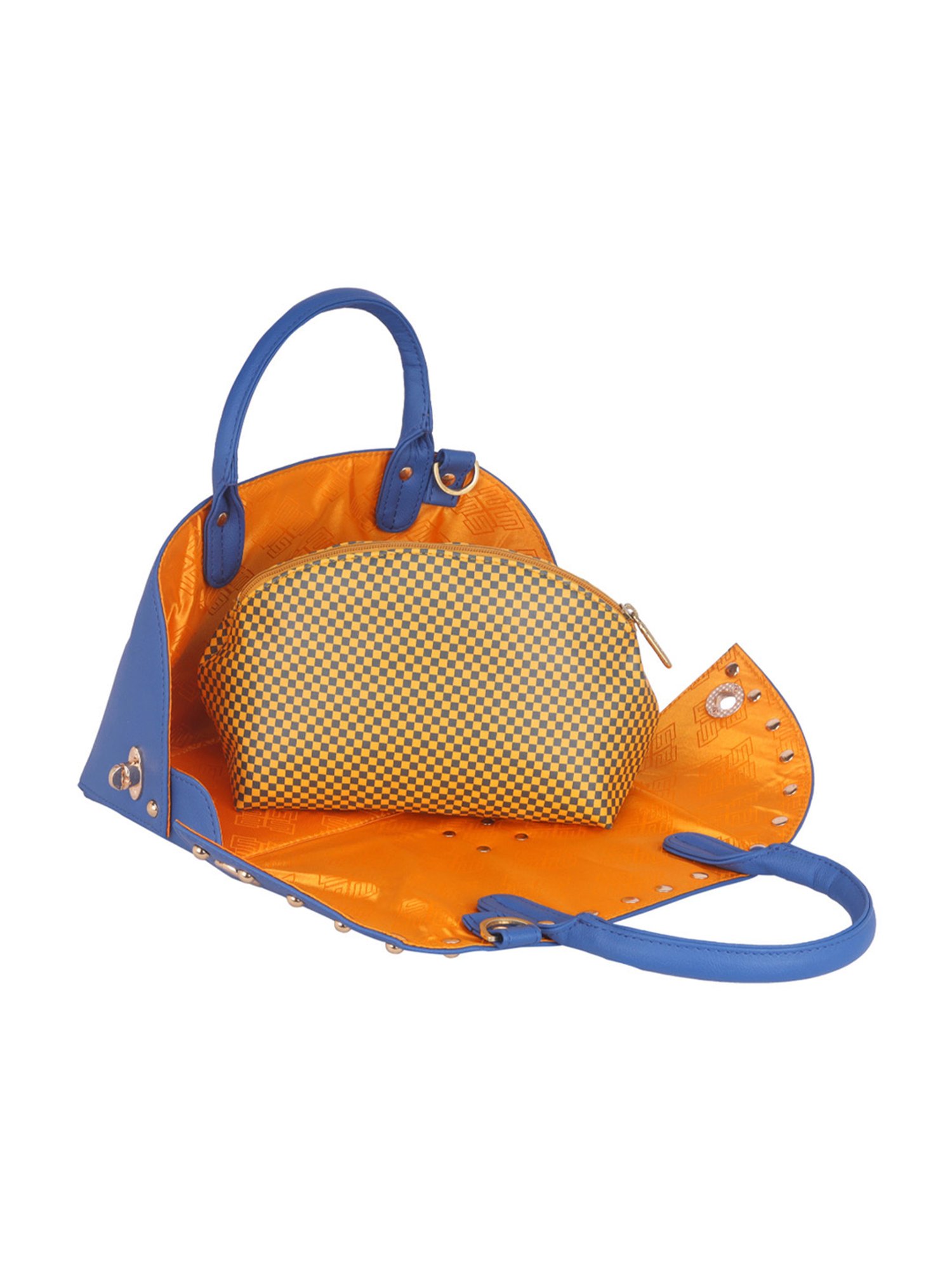 Favore Tan Solid Medium Satchels