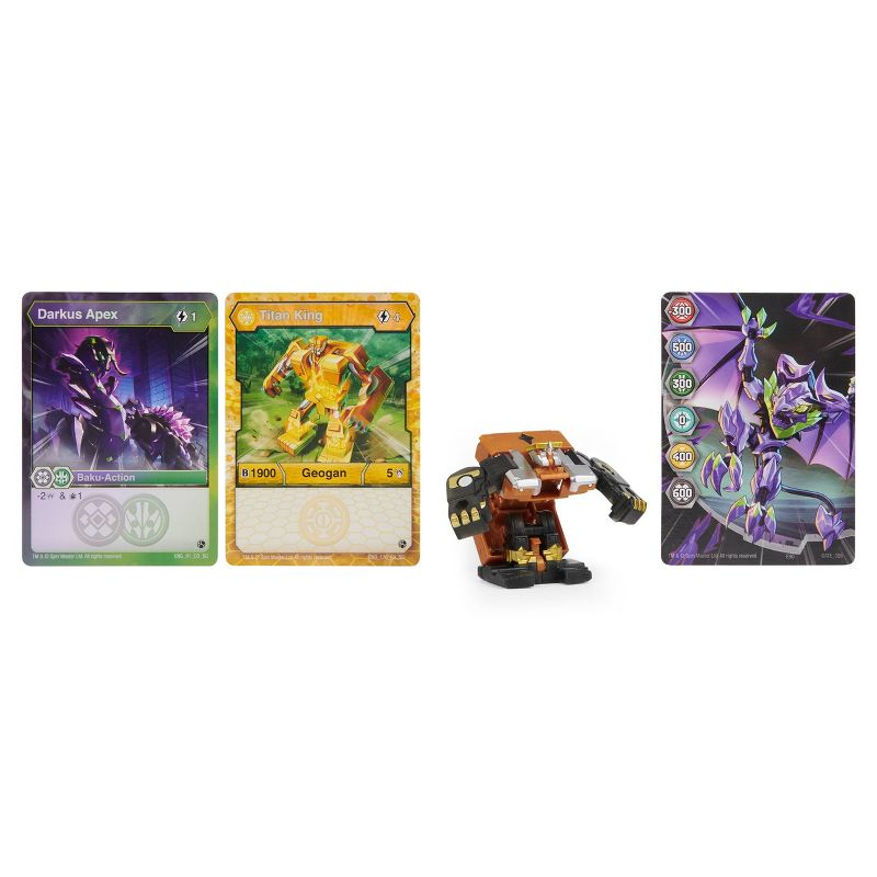 Bakugan Geogan Titan King Collectible Action Figure and Trading Cards