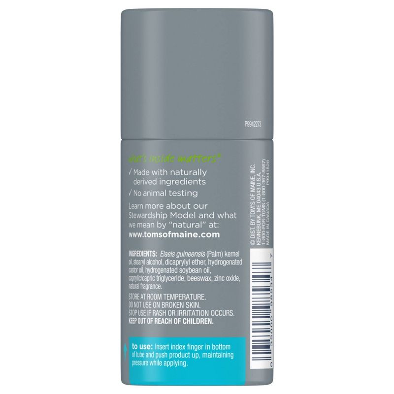 Tom's of Maine Men's Plastic-Free Natural Strength Deodorant Rugged Coast - 2oz