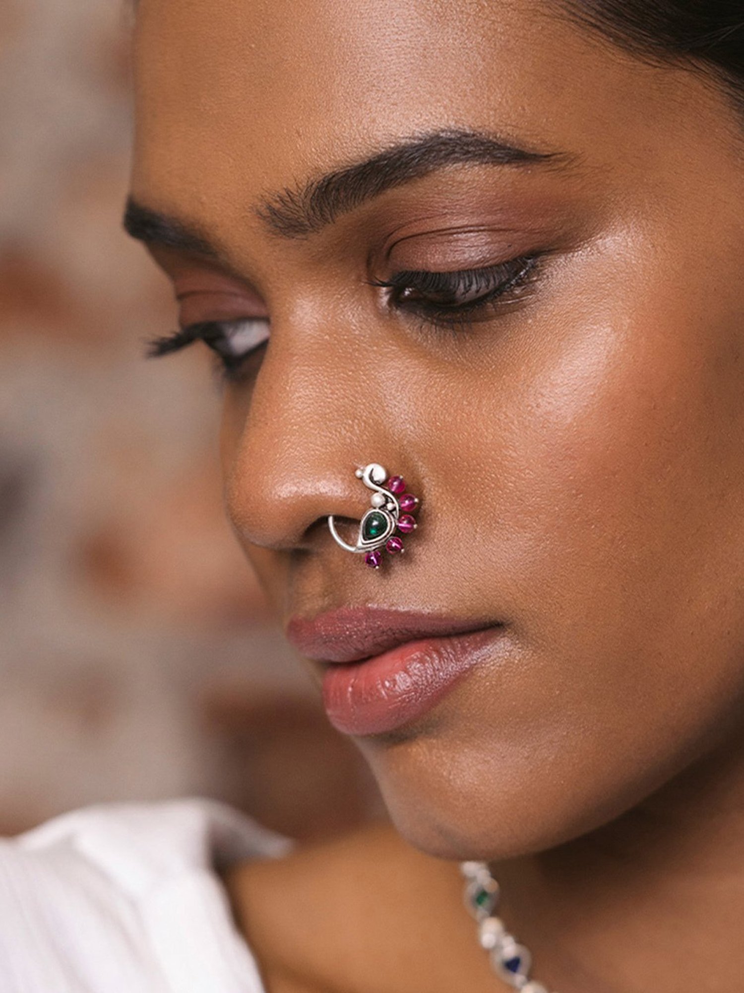 March by FableStreet 92.5 Sterling Silver Classic Nose Ring