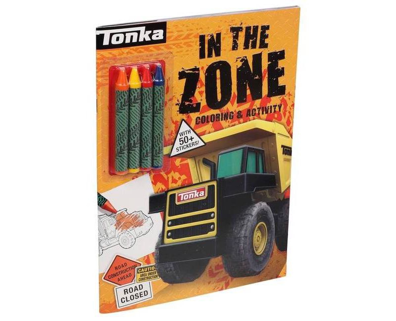 Tonka: In the Zone: Coloring & Activity - by Grace Baranowski (Paperback)