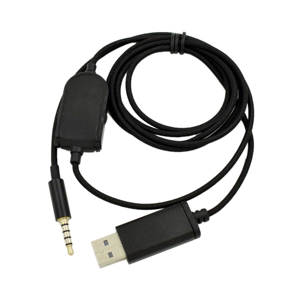 for Logitech Astro A10 A40 Gaming Headset USB Analog 7.1 Sound Card Audio Cable