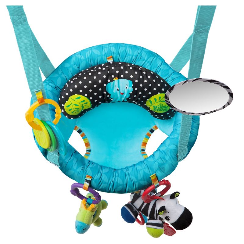 Evenflo Exersaucer Tiny Tropics 2-in-1 Baby Seat + Doorway Jumper