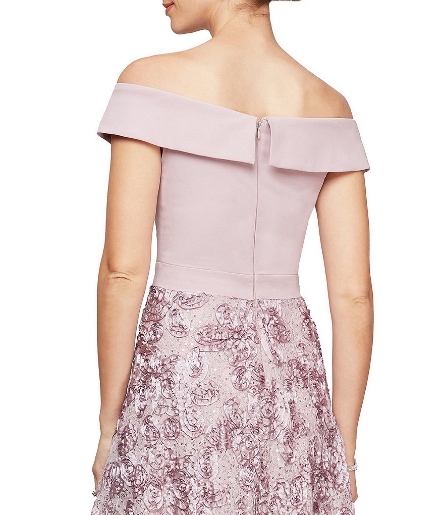 Alex Evenings Stretch Velvet Long Sleeve Ruched Beaded Accent Collar Boat Neck Blouse