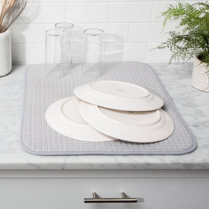 18"x24" Drying Mat Light Gray - Made By Design™