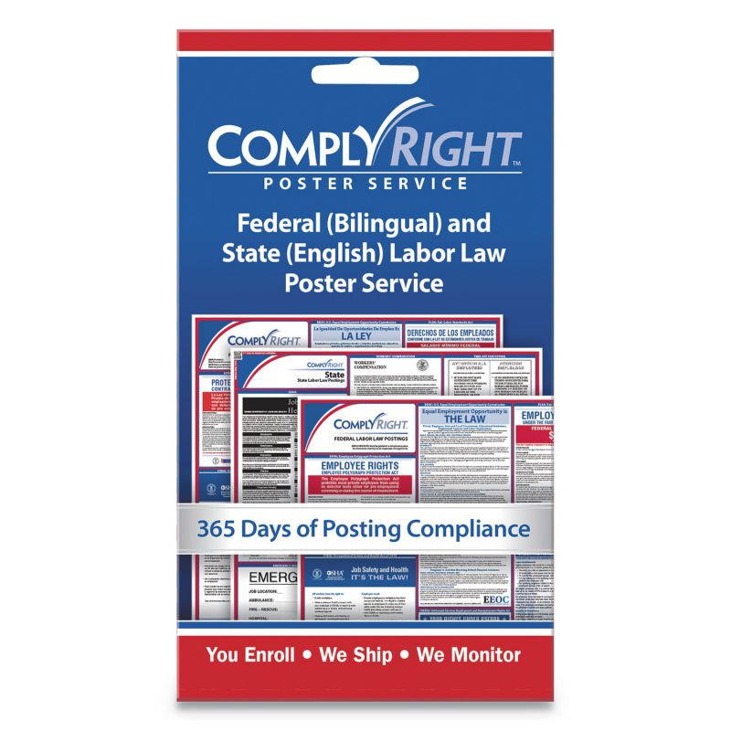 ComplyRight Federal (Bilingual) and State (English) Labor Law Poster Service