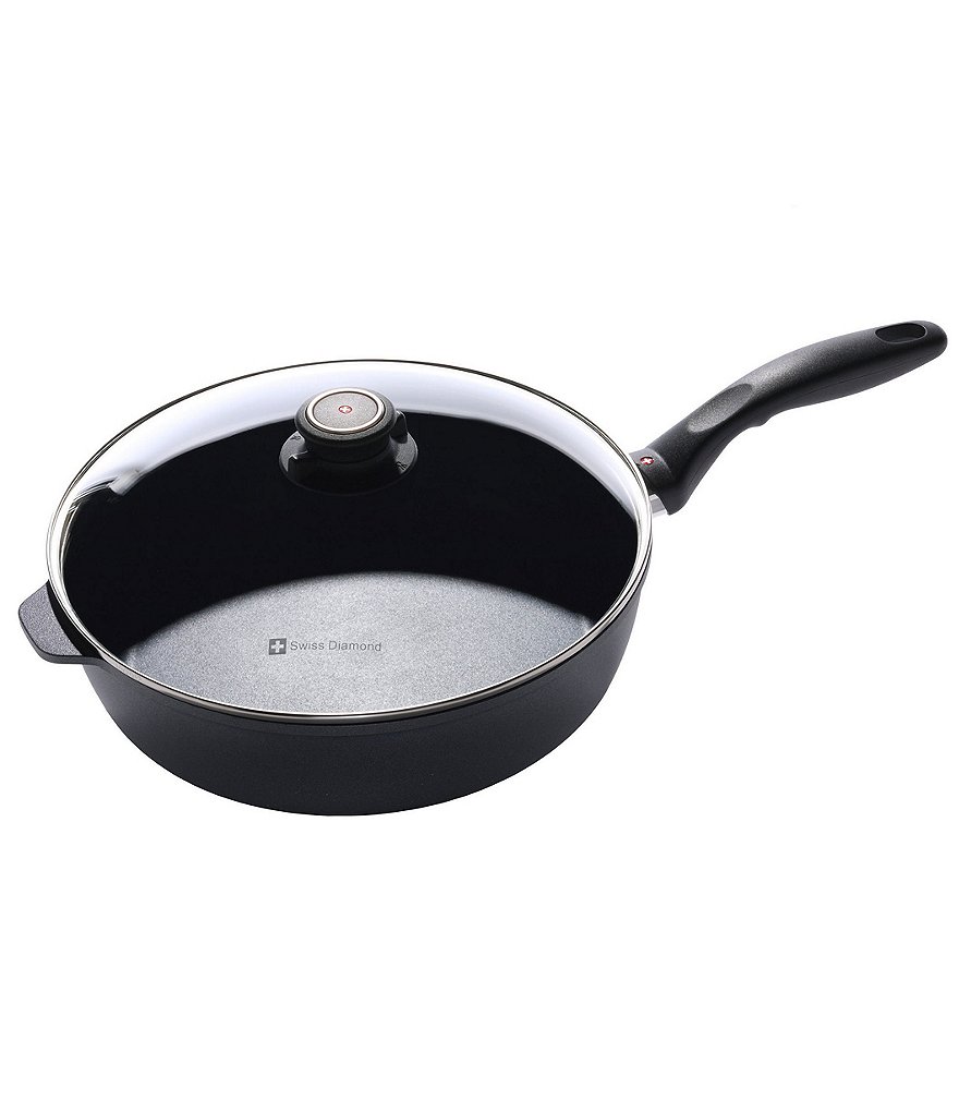 Swiss Diamond HD Classic Nonstick Saute Pan with Lid