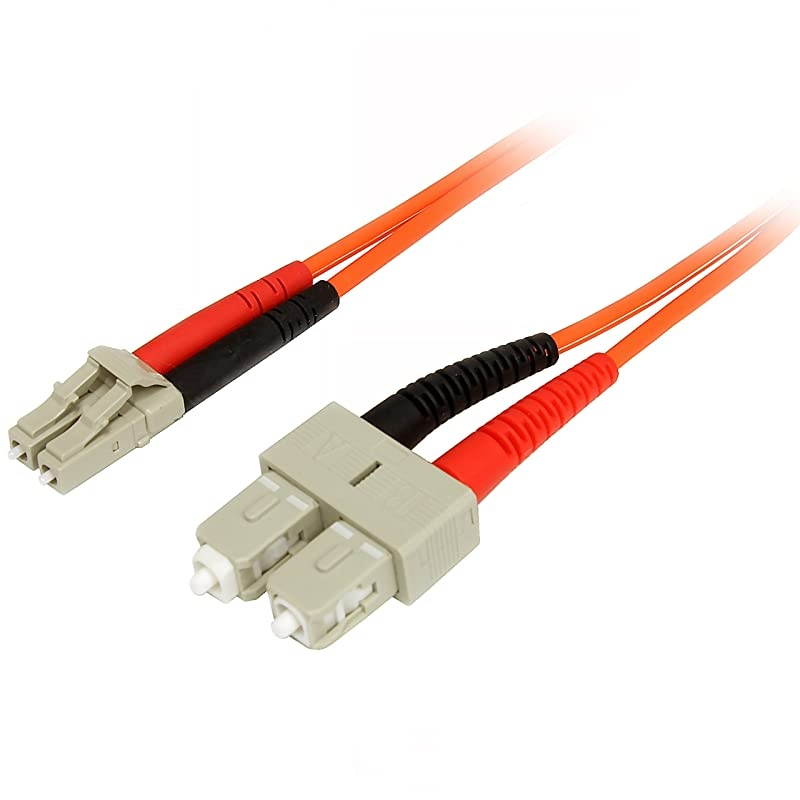 com 3m Fiber Optic Cable Multimode Duplex 50125 LSZH LCSC OM2 LC to SC Fiber Patch Cable 50FIBLCSC3