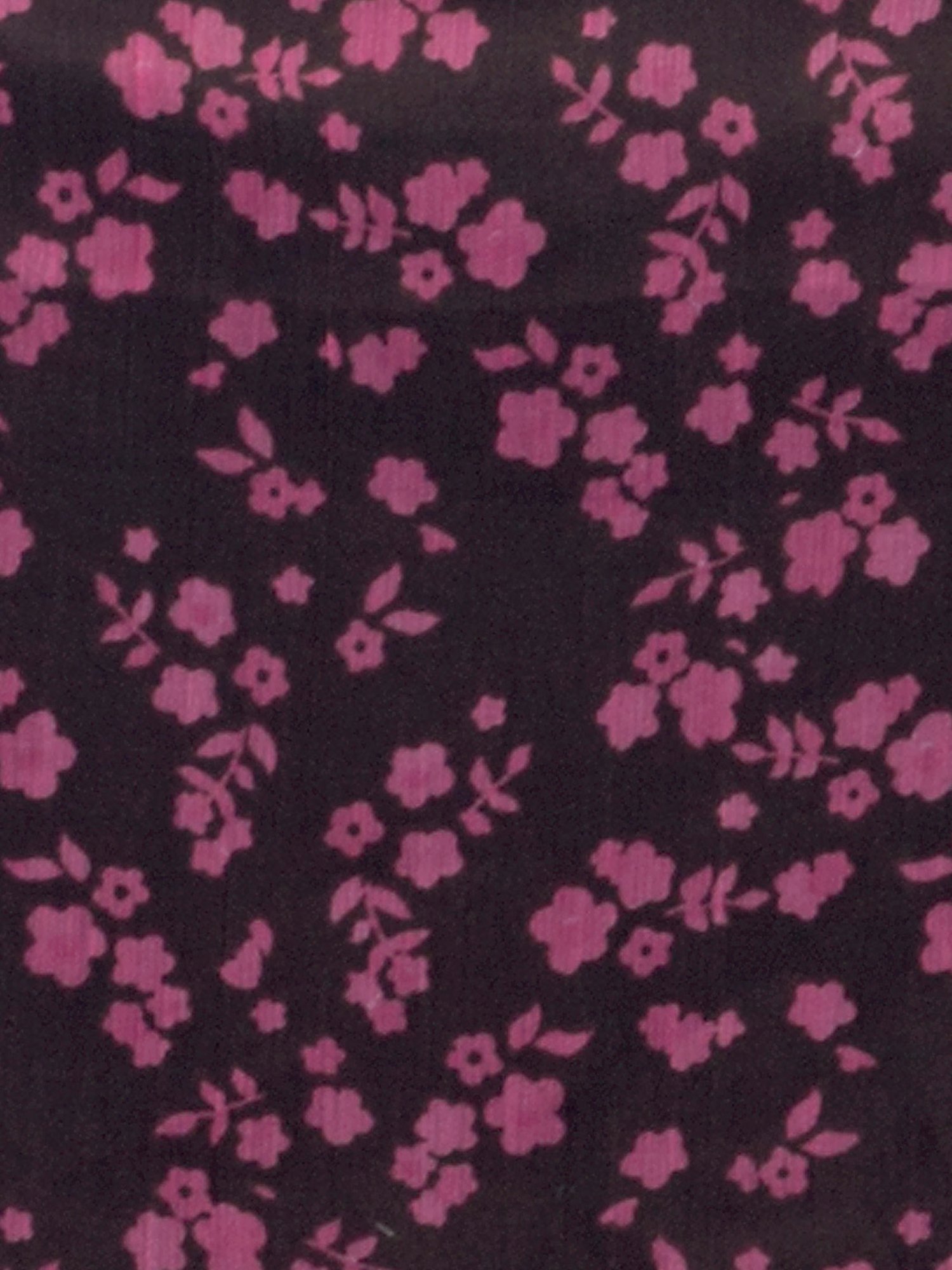 One Femme Black & Pink Printed Regular Fit Low Rise Trousers With Attached Sarong