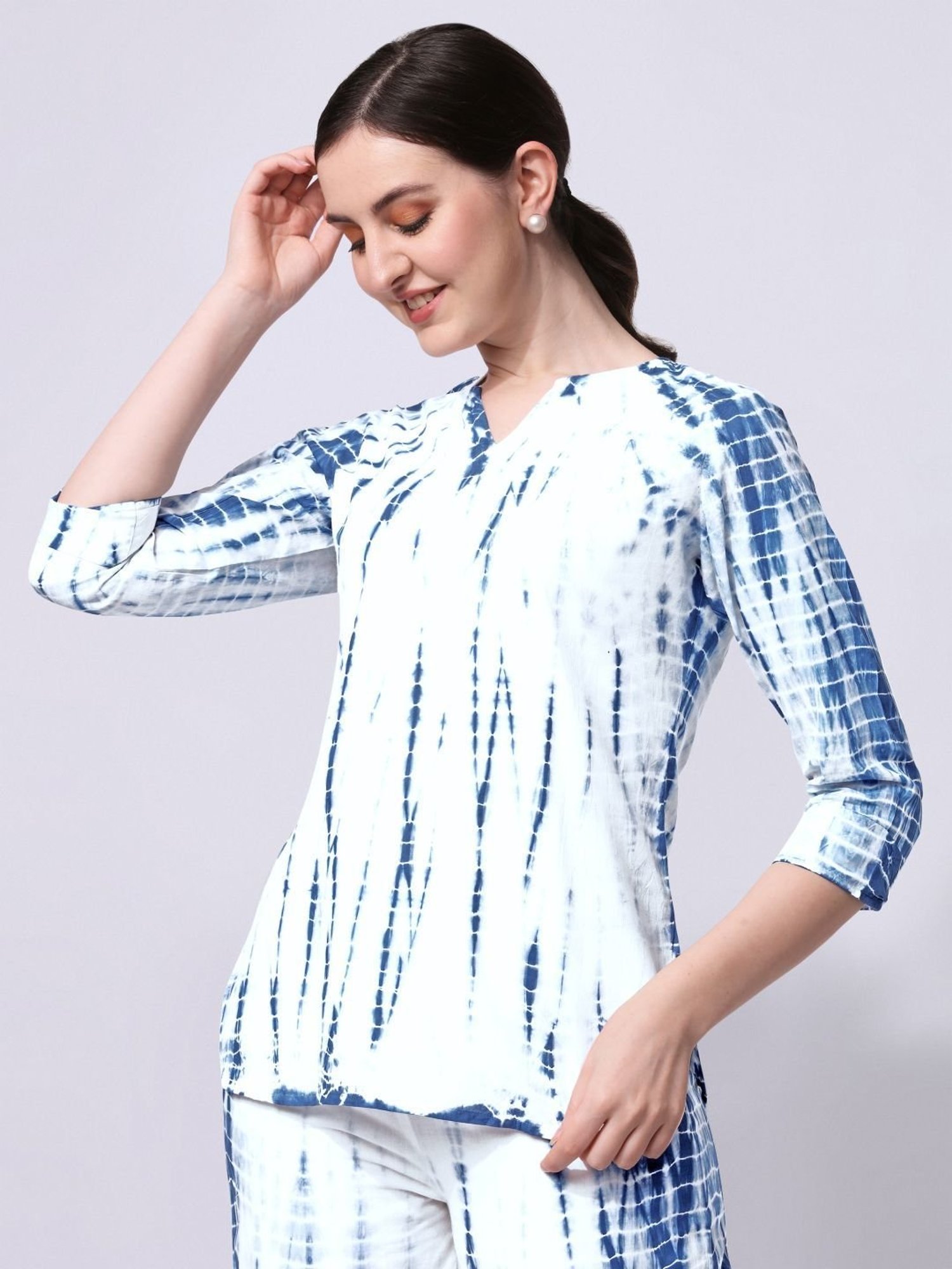 MIRCHI FASHION Cotton Blue Printed Loungewear Set