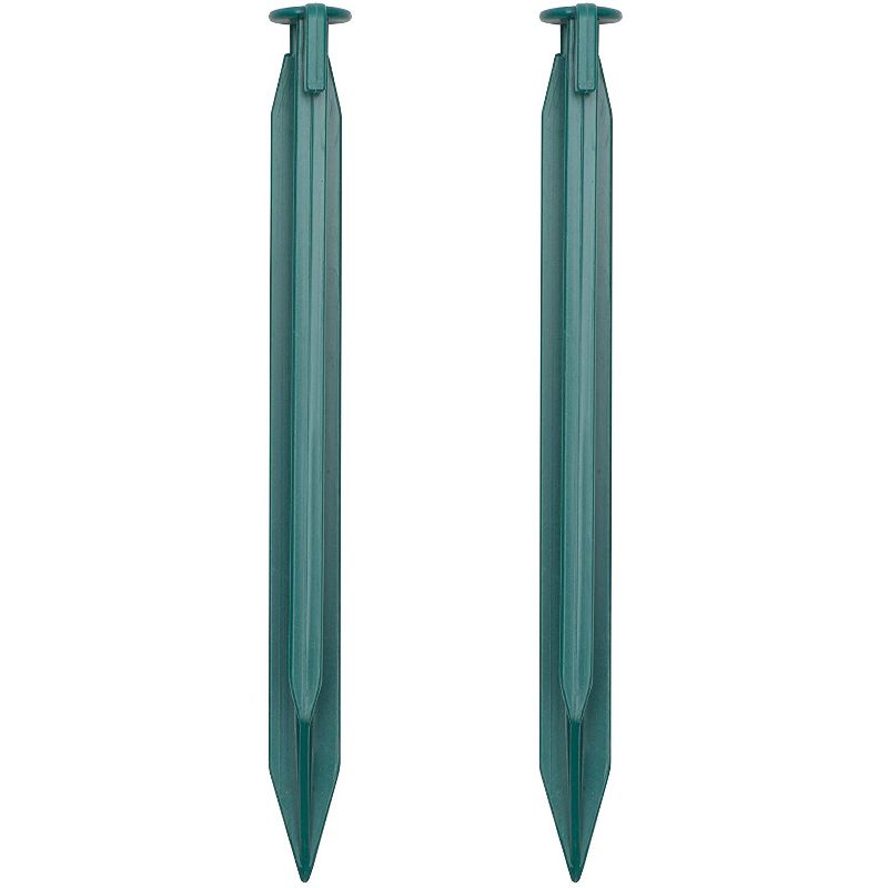 NuVue 24046 24 x 16 Inch Diam Zippered Vent Spring Up Garden Backyard Greenhouse w/ 2 Stakes, Green (5 Pack)