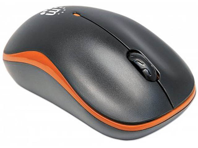 Manhattan 179409 Success Wireless Optical Mouse (Orange/Black)