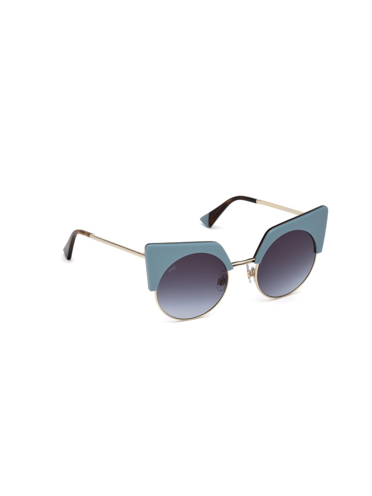 WEB EYEWEAR Blue Round Sunglasses for Women