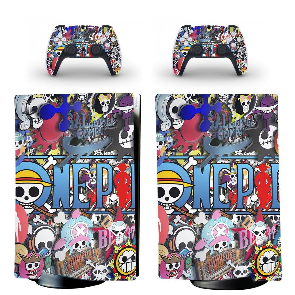 One Piece Luffy PS5 Digital Edition Skin Sticker for PlayStation 5 Console and Controllers PS5 Skin Sticker Decal