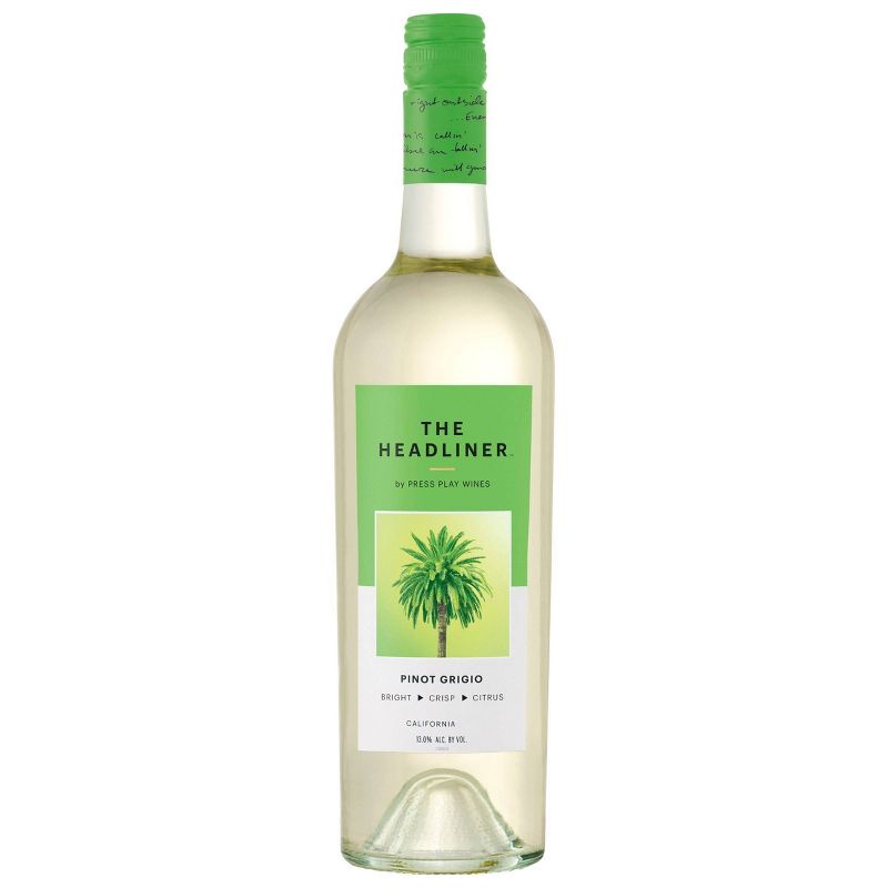 Pinot Grigio White Wine – 750ml Bottle – The Headliner by Press Play Wines