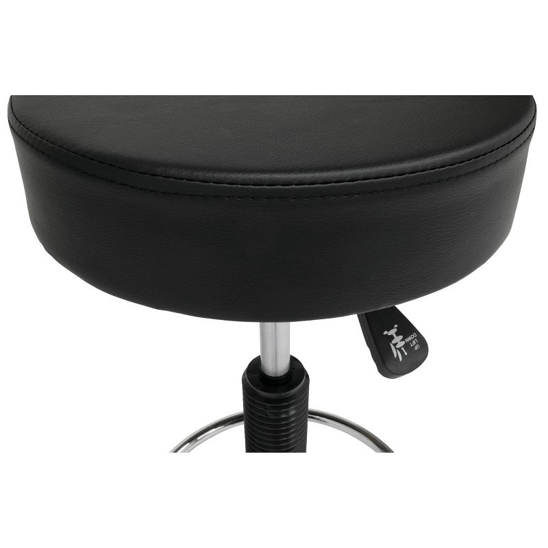 Medical Office Stool Silver/Black - studio designs