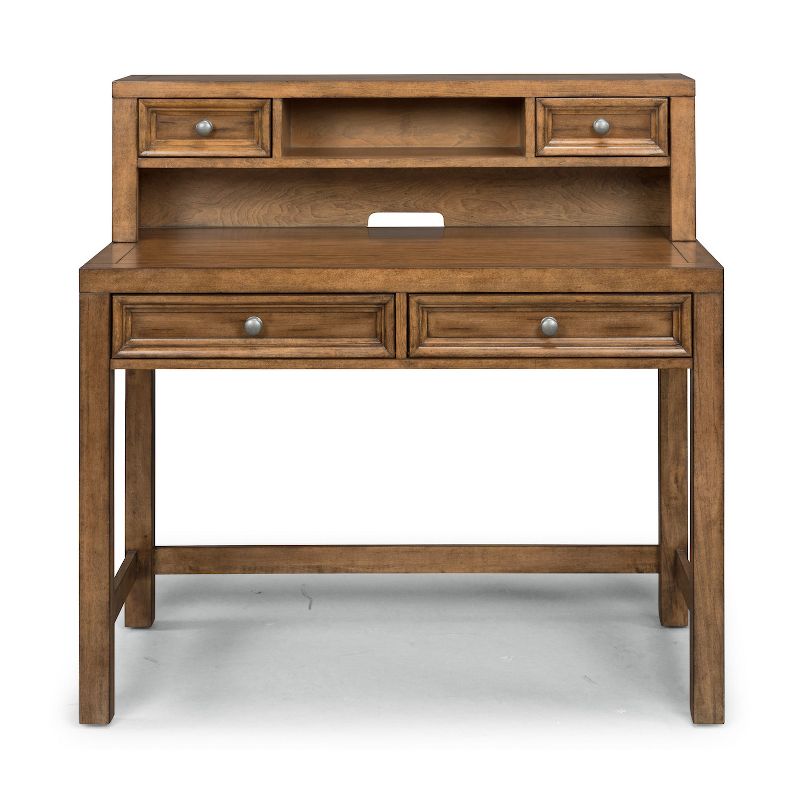 Sedona Student Desk & Hutch Rustic Toffee - Home Styles
