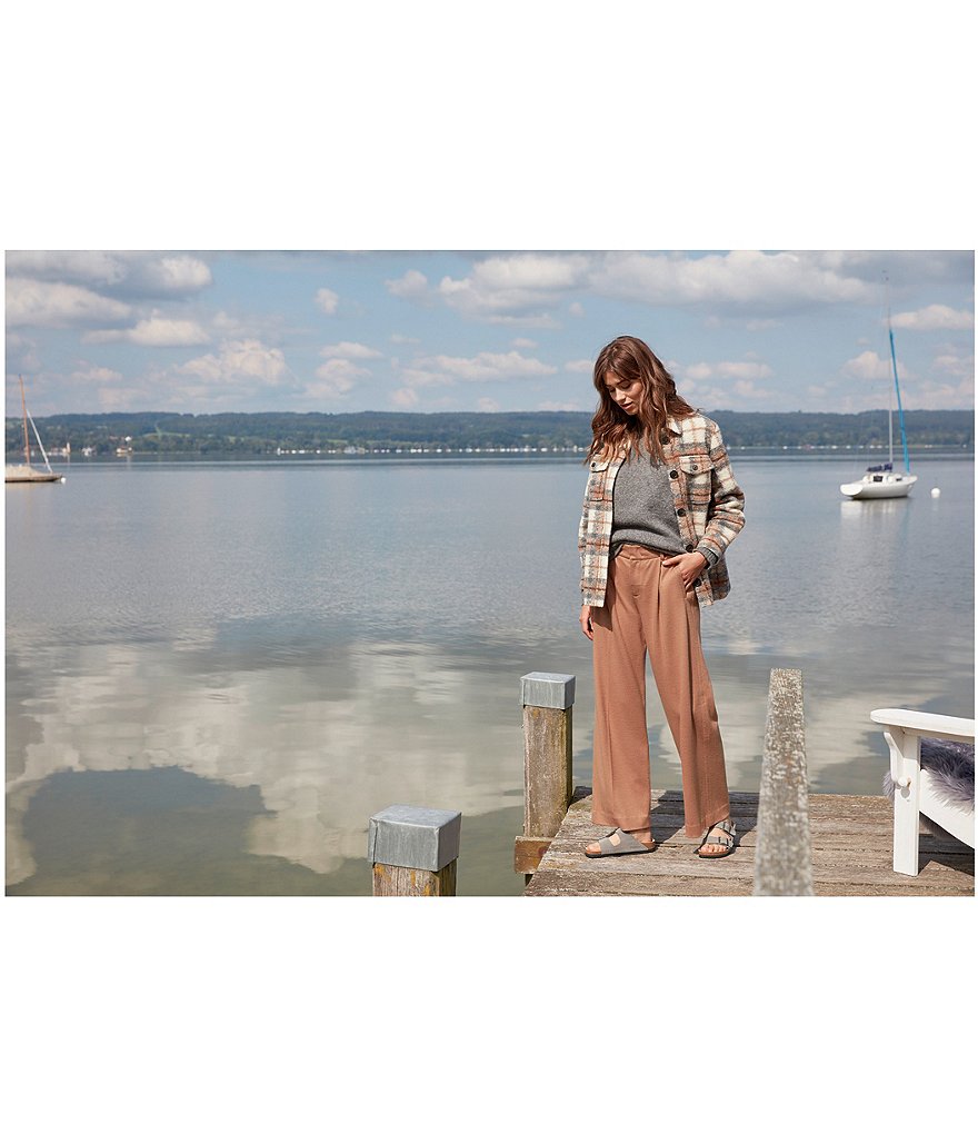 Birkenstock Women's Arizona Suede Dual Adjustable Buckle Strap Sandals