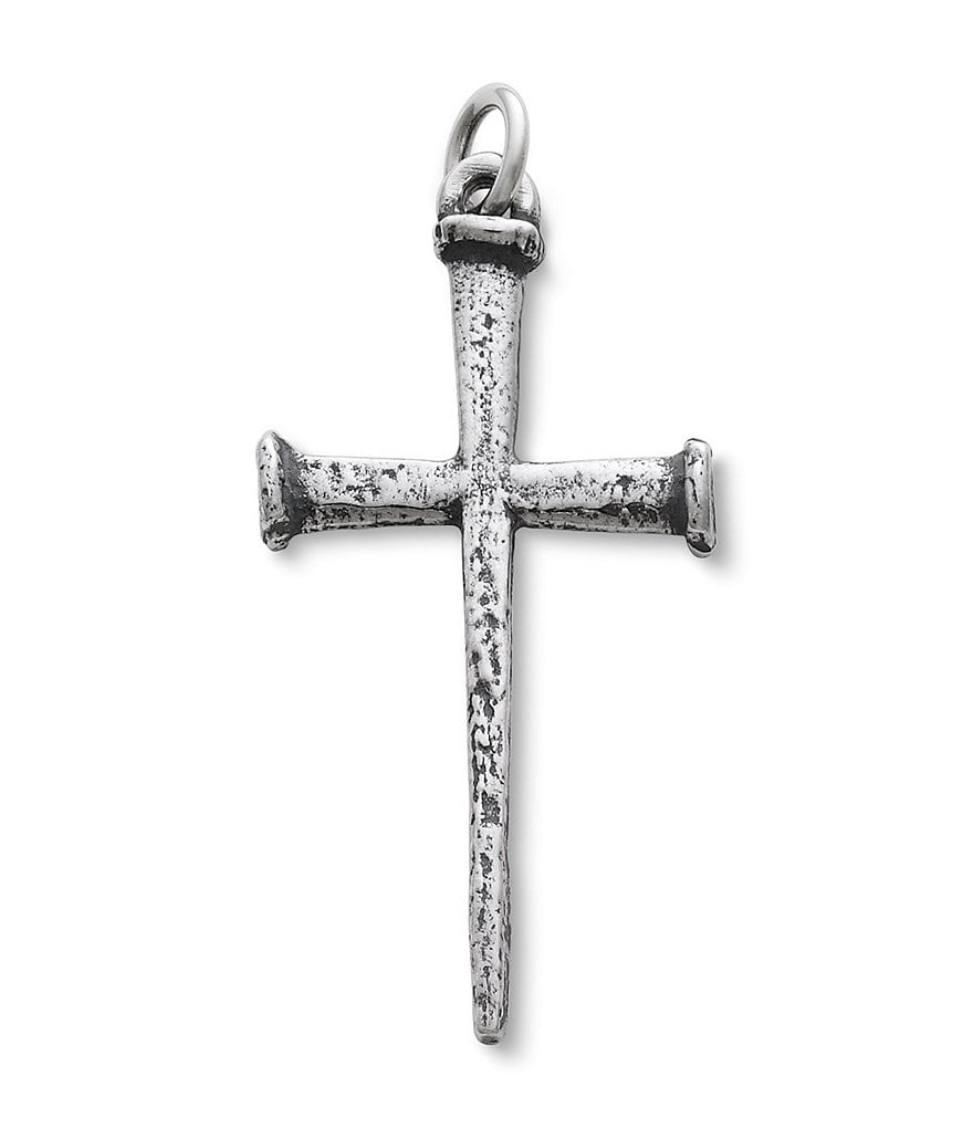 James Avery Large Nail Head Cross Pendant