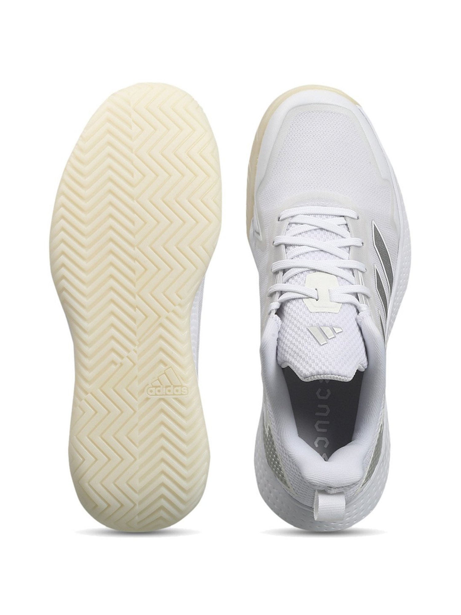 Adidas Women's Defiant Speed White Tennis Shoes