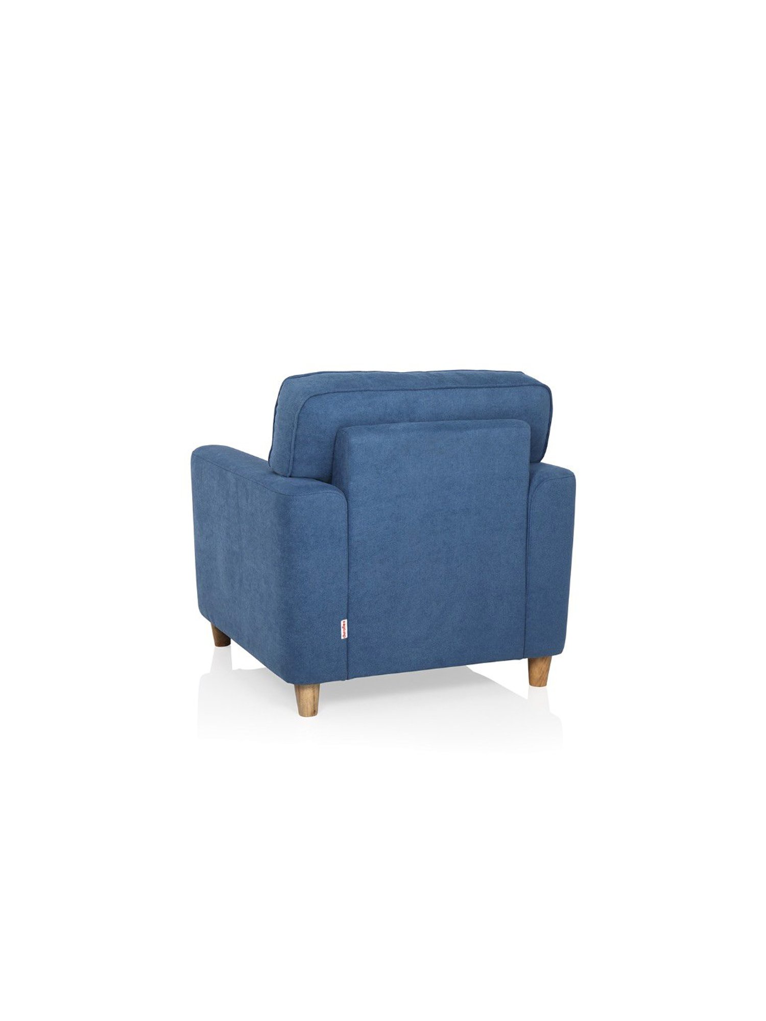 Durian Berry Black Premium Leatherette 2 Seater Sofa